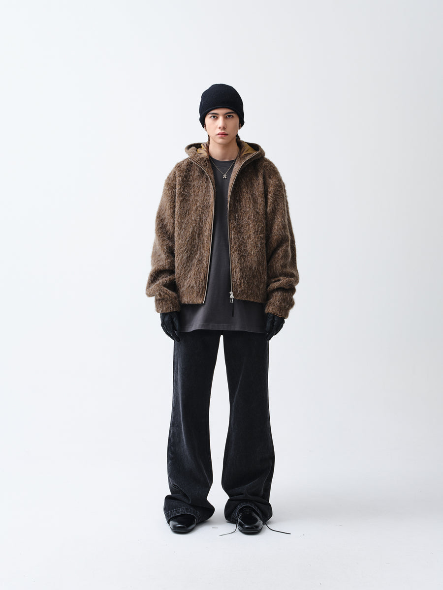 ROARINGWILD ALPACA ZIP HOOD JACKET – ROARINGWILD ONLINE STORE