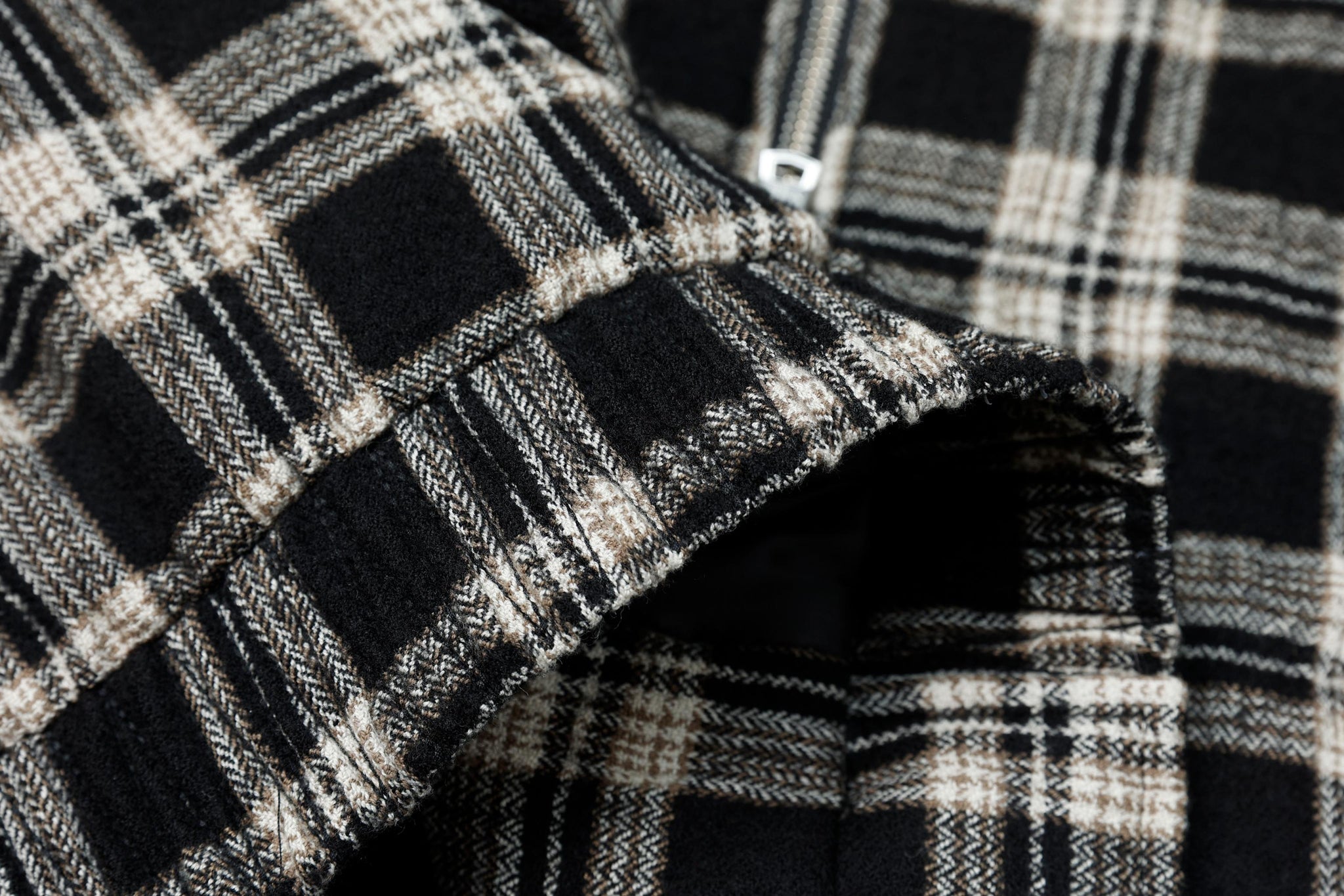 ジャケット・アウター check frill shirt blouson FEKETE 547fd7003634cf8d282a557acfe7b4