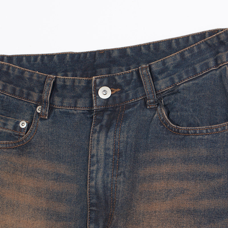 ROARINGWILD SS2023 WASHED ZIPPER JEANS – ROARINGWILD ONLINE STORE