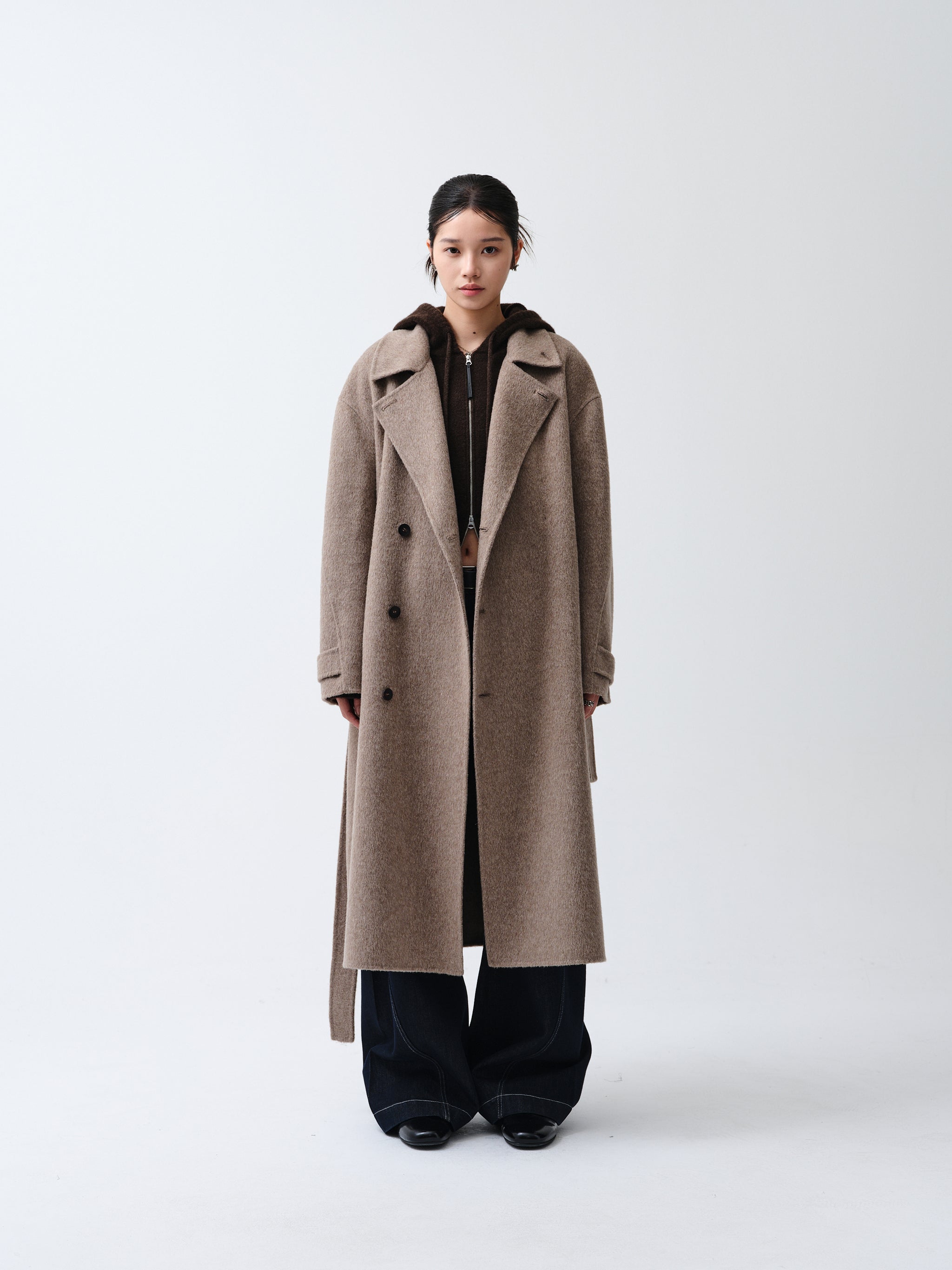 ジャケット・アウター remer WOOL OVERSIZE LONG COAT 3way ROARINGWILD WOOL-BLEND TRENCH COAT – ROARINGWILD ONLINE STORE