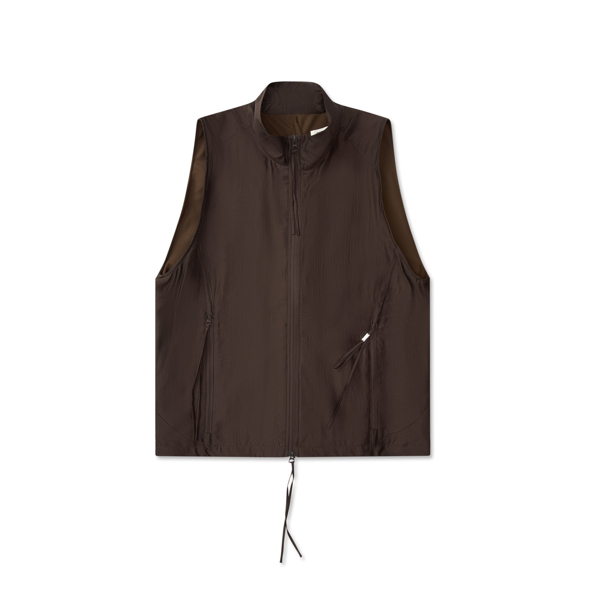 ROARINGWILD Subtle Grid-Patterned Wire Zip Vest | SS2026