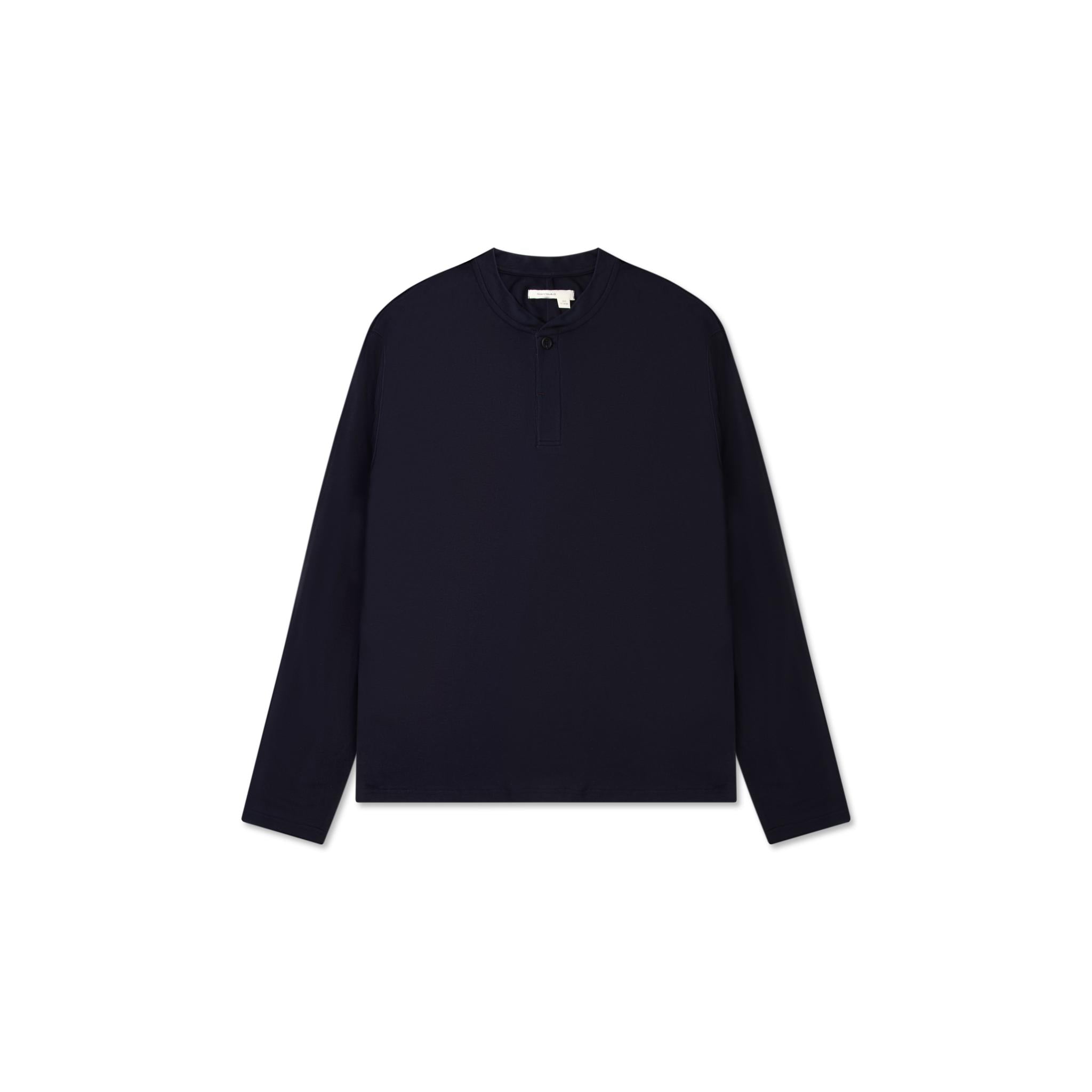 ROARINGWILD WOOL-BLEND HENLEY LS T-SHIRT – ROARINGWILD ONLINE STORE